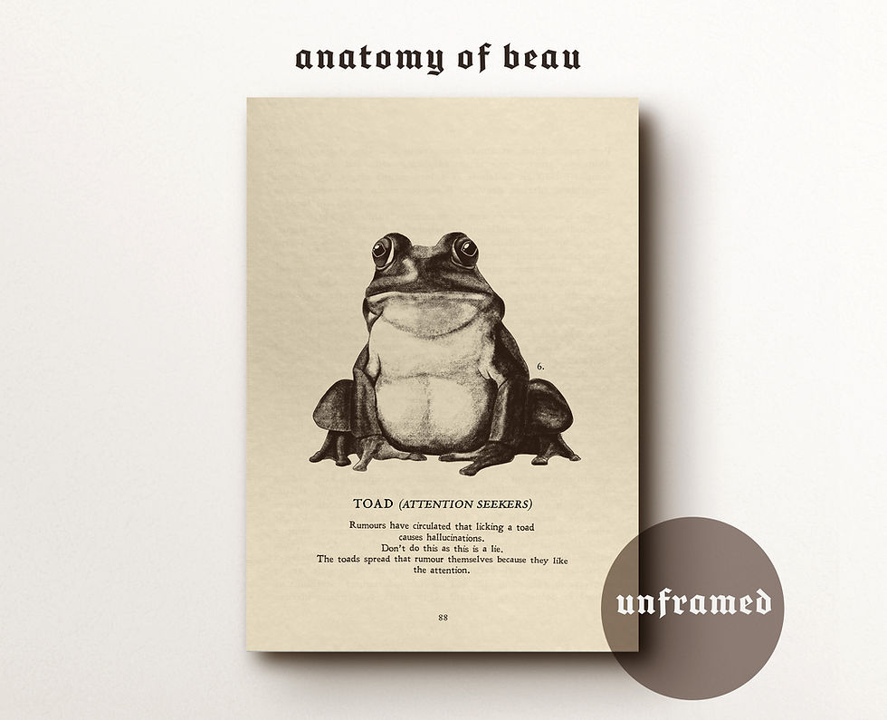 Thumbnail: Toad Print (A4)