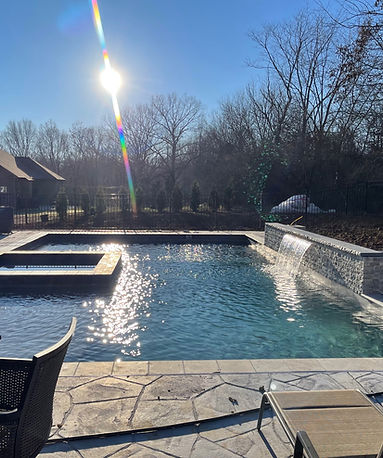 clean sparkling pool that is sea love swims backyard pool partner for swim lessons in fairview tn