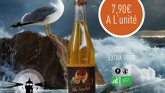 Cidre extra brut la mouette roteuse