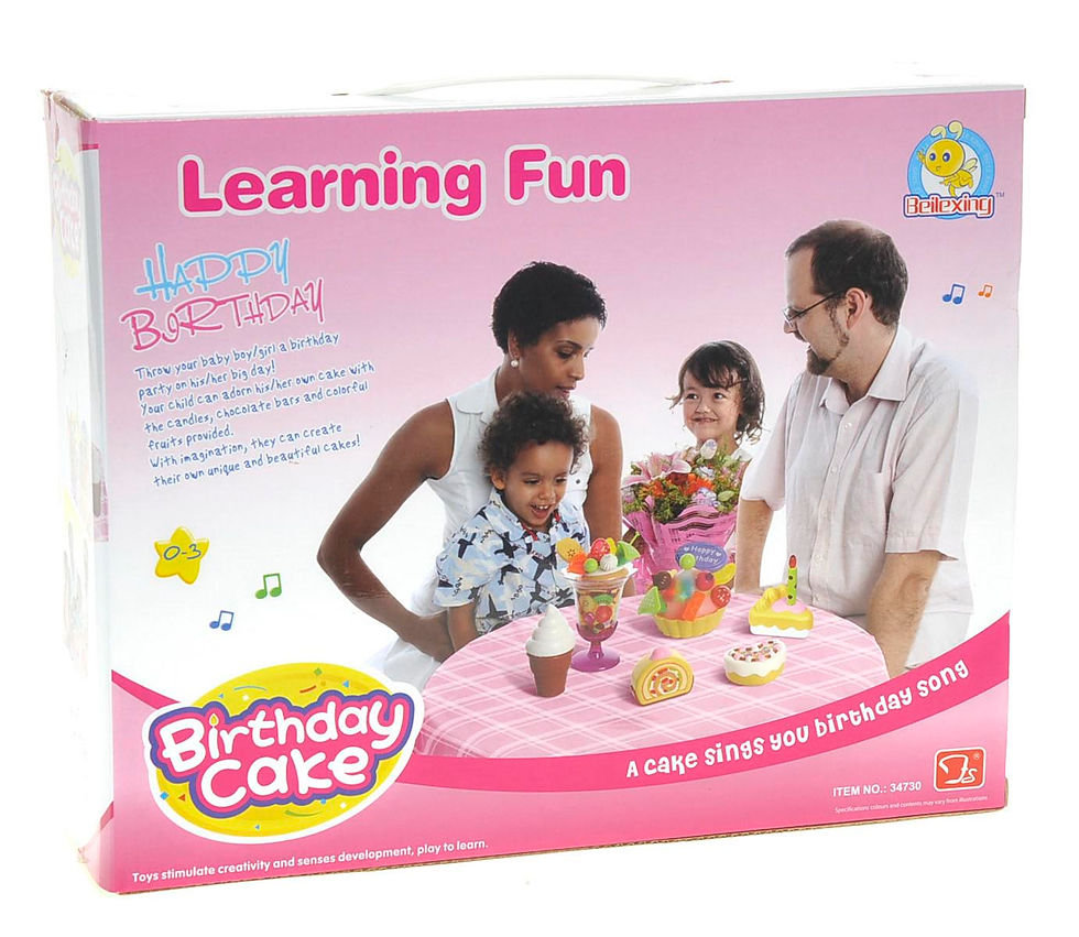 Thumbnail: Play Food Set With Cupcake, Cakes, Ice Cream & Sundae