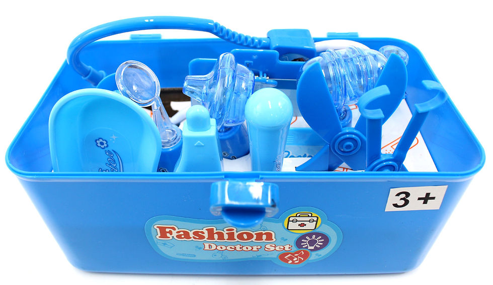 Thumbnail: Medical Box Doctor Nurse Medical Kit Playset (Blue)