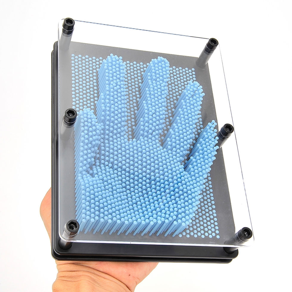 Thumbnail: 3D Pin Art Impression Board (Light Blue)