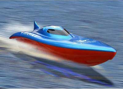 Thumbnail: 23" Balaenoptera Musculus Racing Boat