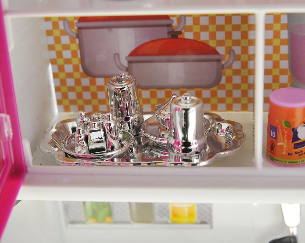 Thumbnail: My Modern Kitchen Full Deluxe Kit Battery Operated Kitchen Playset : Refrigerato