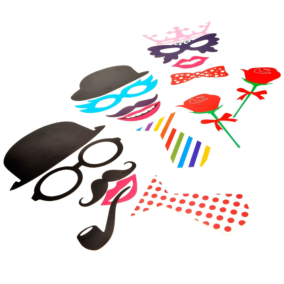 Thumbnail: Graduation Photo Booth Props -set of 66 pieces