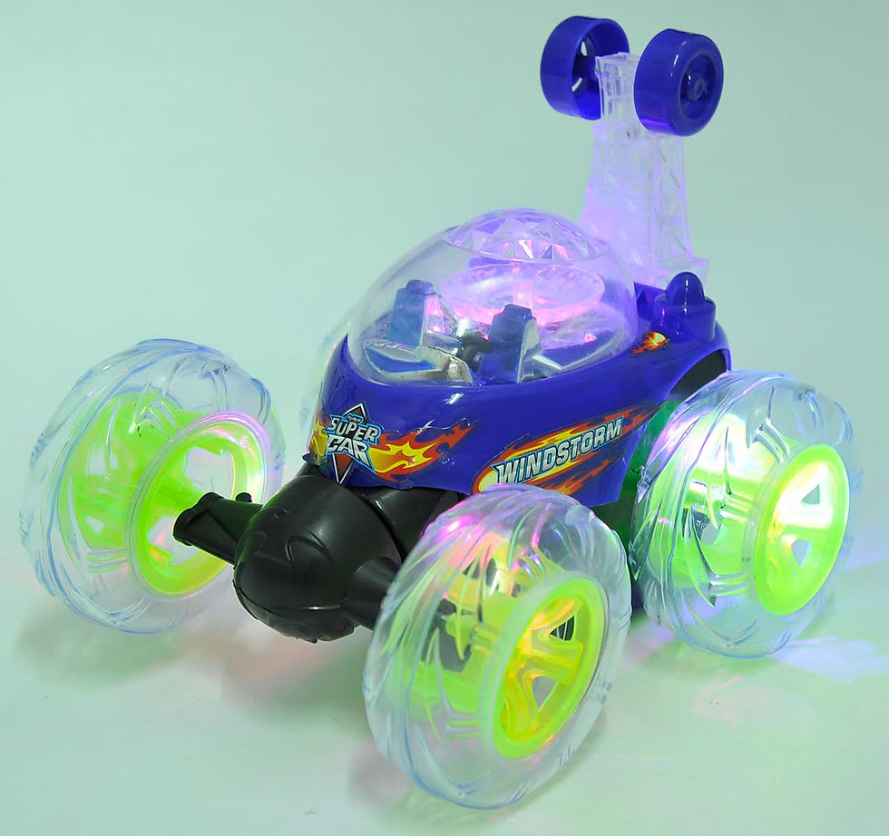 Thumbnail: RC Stunt Twister Car w/ Light & Music (Blue)