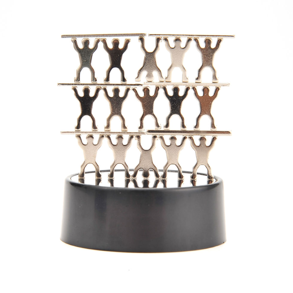 Thumbnail: Magnetic Desktop Sculpture (Acrobats)