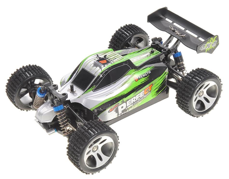 Thumbnail: 1:18 RC 2.4Gh 4WD Remote Control Off-Road Buggy (Green)