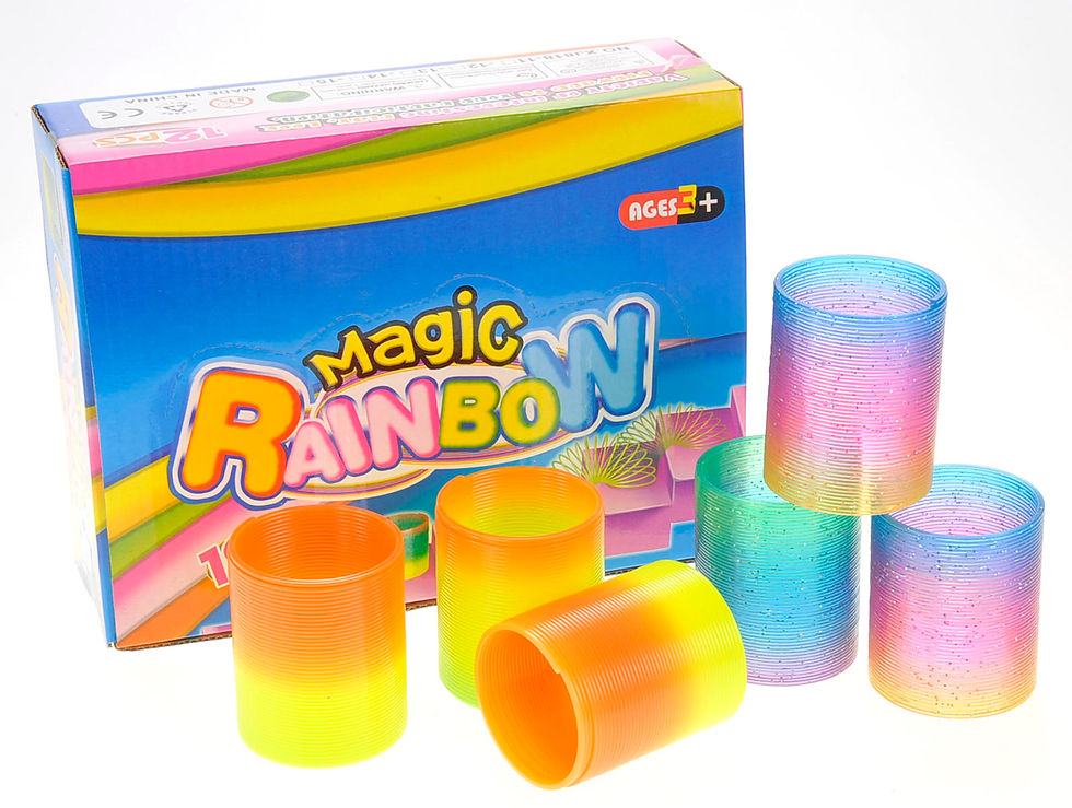 Thumbnail: 2" Magic Rainbow Springs Assorted Colors (1 Dozen)