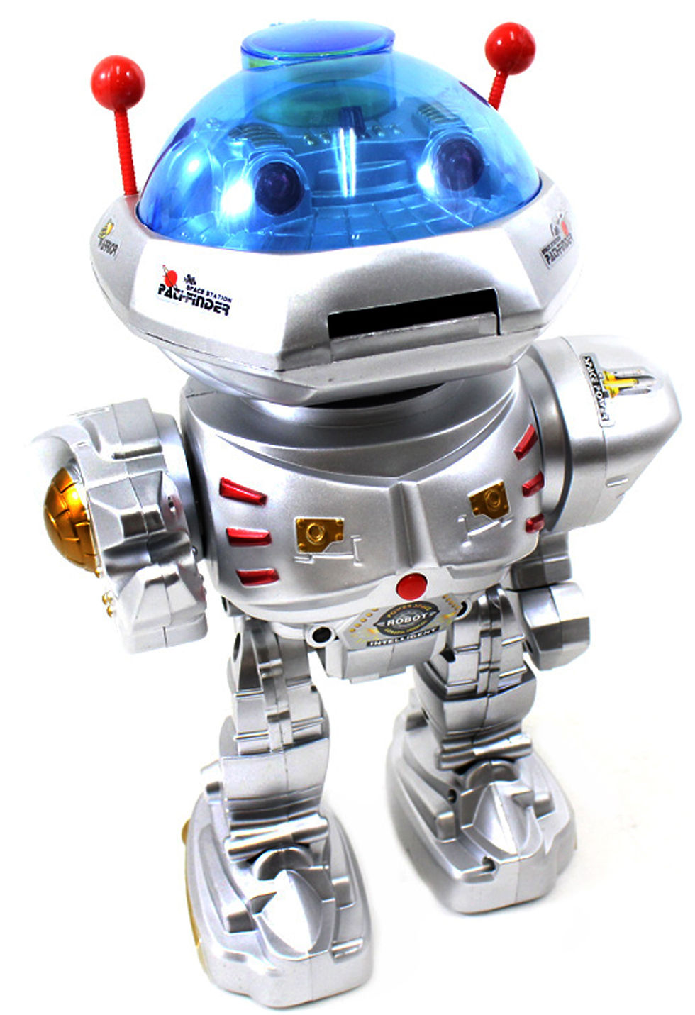 Thumbnail: 11" RC Dancing Robot w/ R/C Missle Disc Launcher