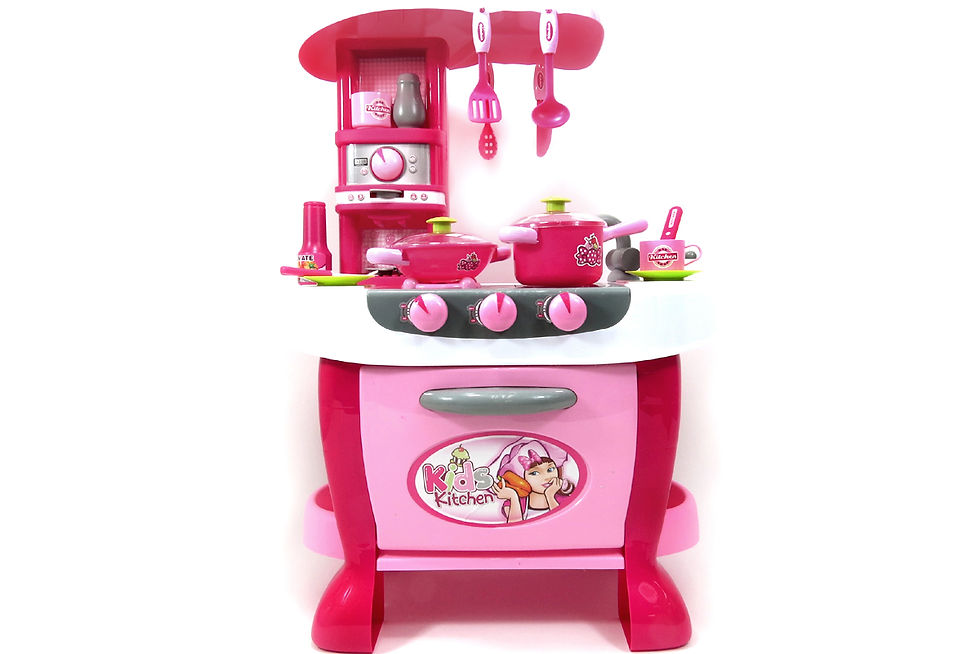 Thumbnail: Deluxe Kitchen Appliance Cooking Play Set With Lights & Sound