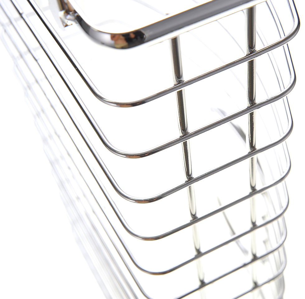 Thumbnail: Cabinet Storage Plastic Bag Holder (Chrome)