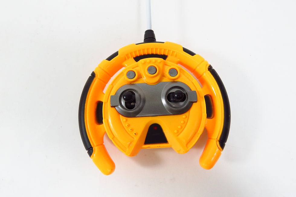 Thumbnail: School Bus RC Toy Car For Kids With Steering Wheel Remote, Lights and Sounds
