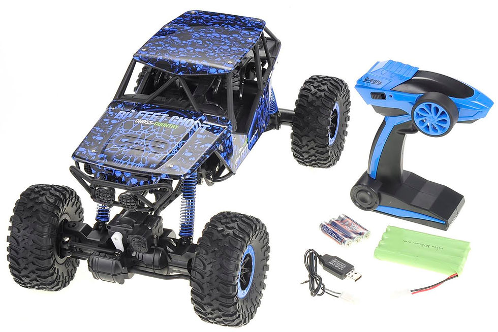 Thumbnail: 1:10 RC 2.4G 4WD Rally Rock Crawler Car (Blue)