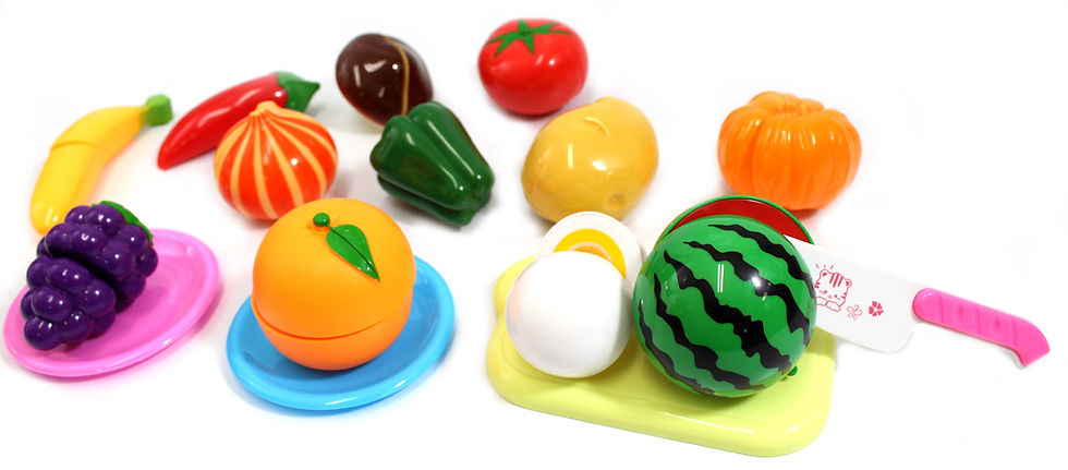 Thumbnail: Kitchen Fun Cutting Fruits & Vegetables Food Playset