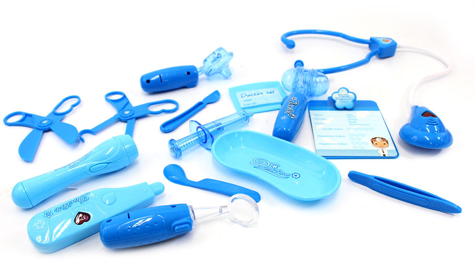 Thumbnail: Medical Box Doctor Nurse Medical Kit Playset (Blue)
