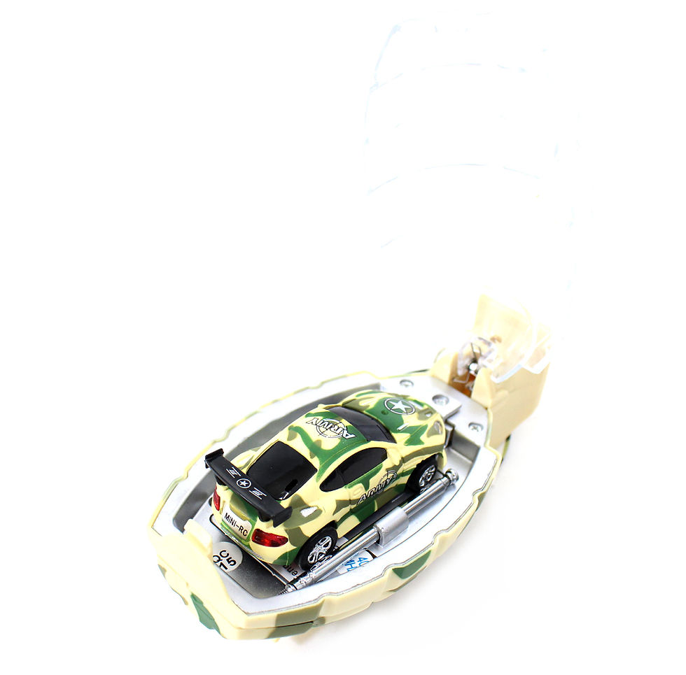 Thumbnail: 3" Mini RC Grenade Camouflage Car (Yellow)