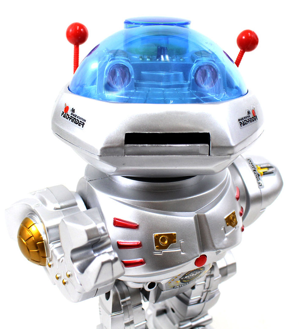Thumbnail: 11" RC Dancing Robot w/ R/C Missle Disc Launcher