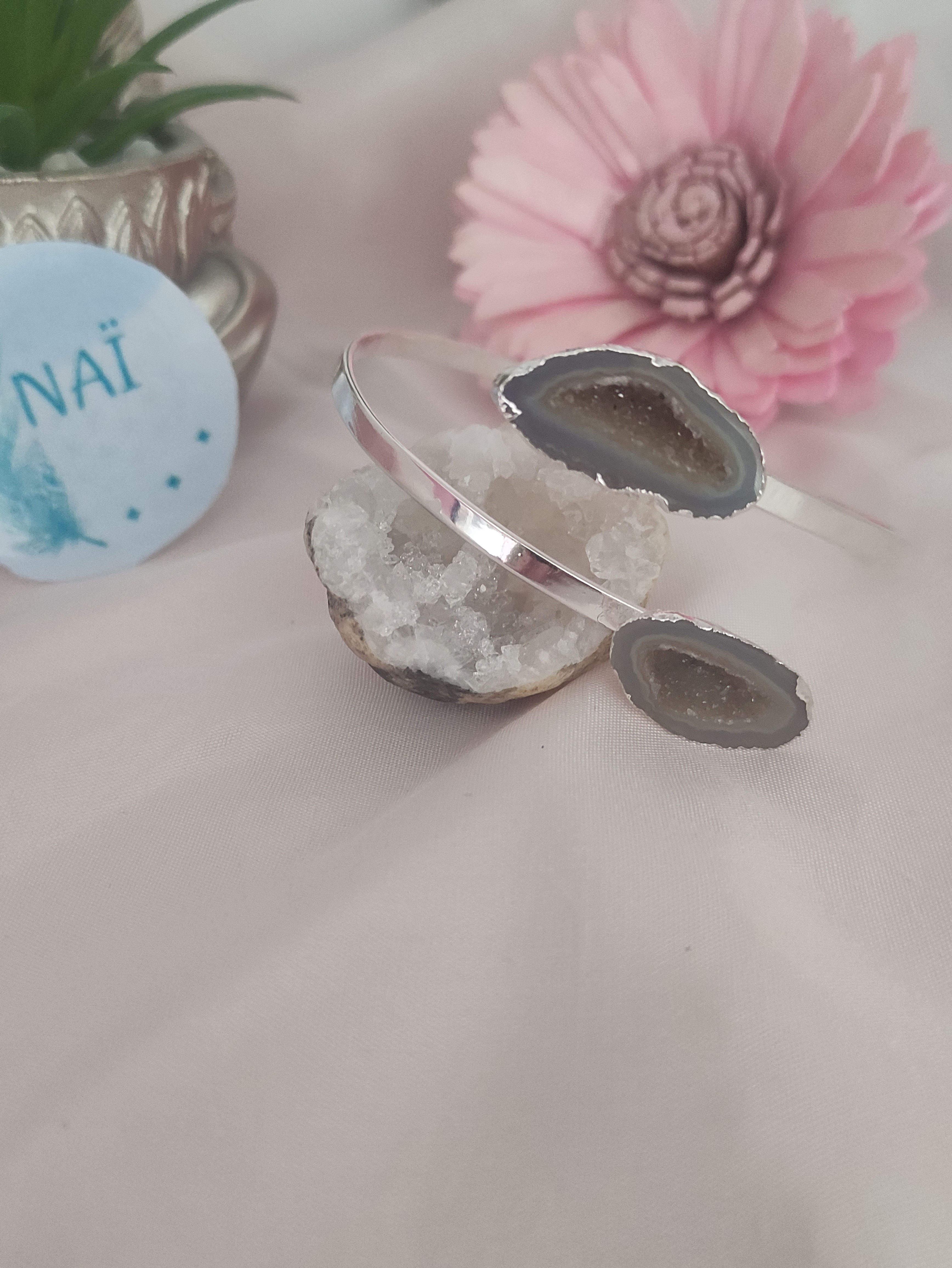 Bracelet Druse Agate