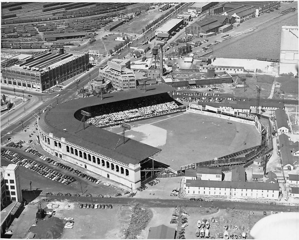 Maple Leaf Stadium, home of the Maple Leafs from 1926-67.