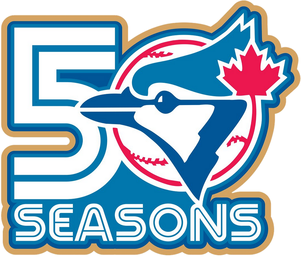 The throwback-inspired logo the Blue Jays will don on their hats and jerseys this season.