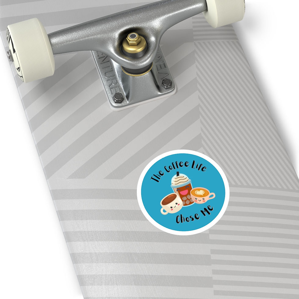 Thumbnail: Coffee Life Sticker Blue