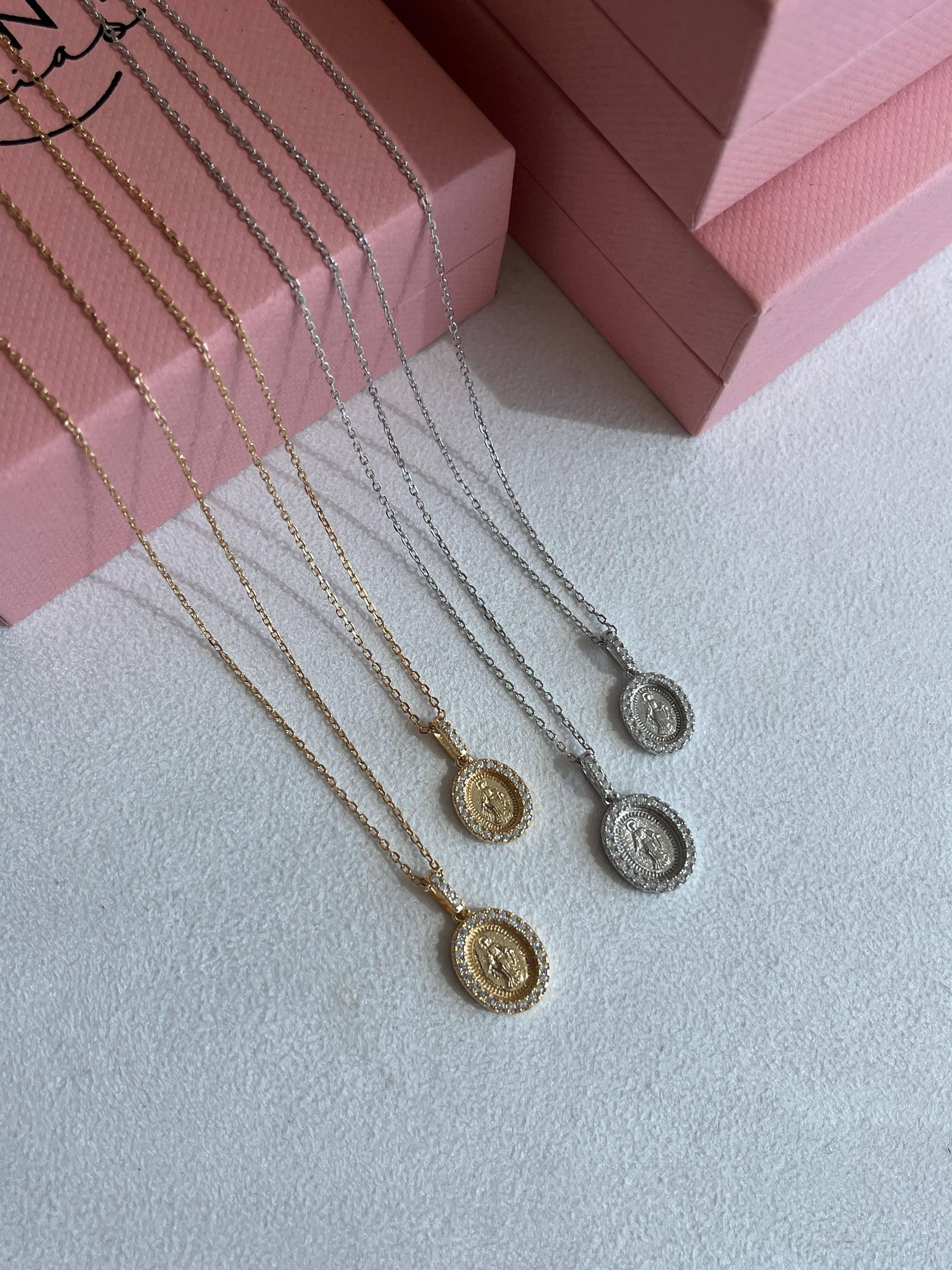 Colar Pingente Medalha Milagrosa P