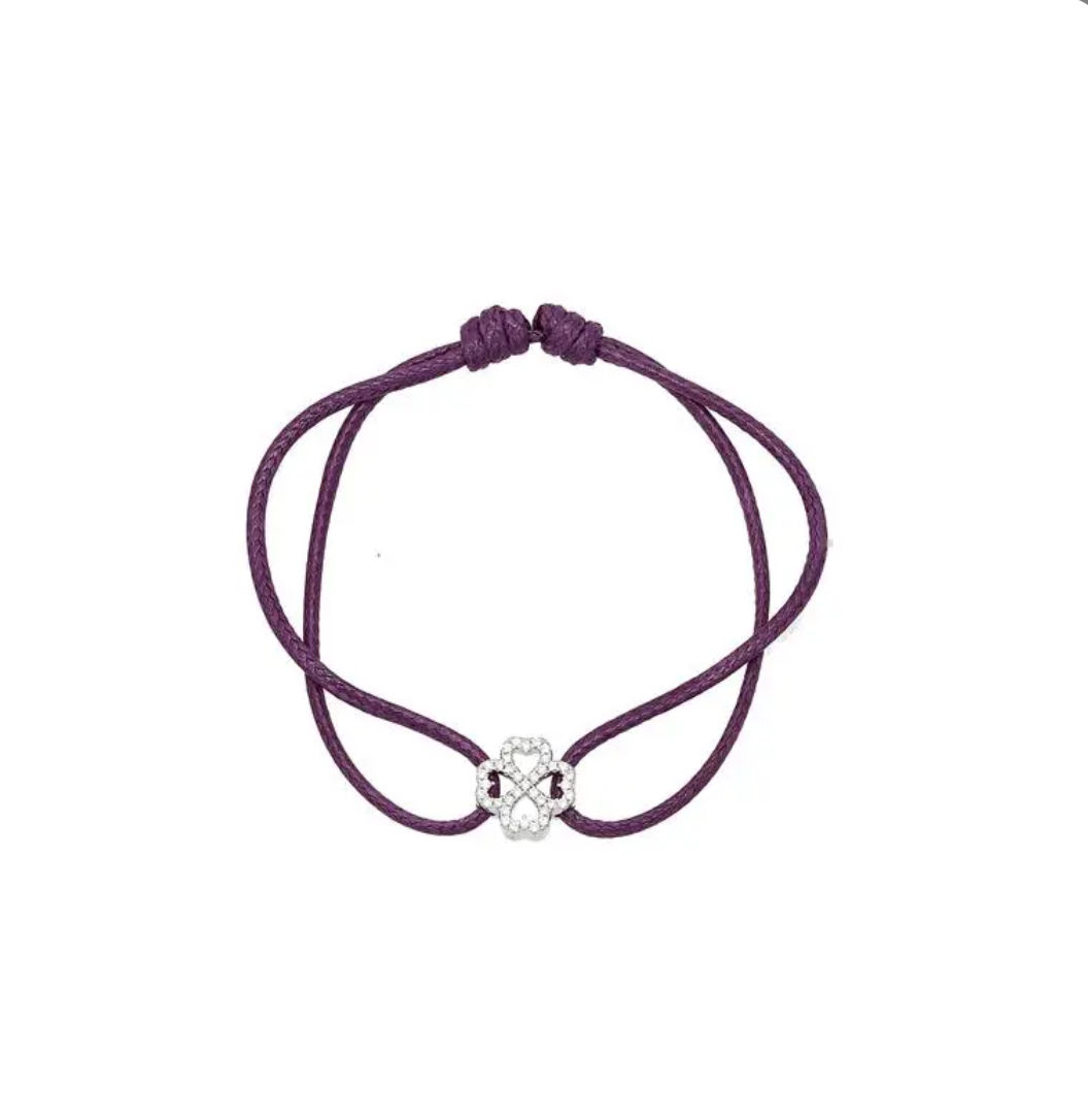 Pulseira Fio Duplo Trevo