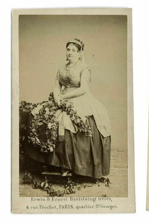 CDV Photographs ERWIN FRERES - Celine Montaland, Opera Actress and Dancer c.1870