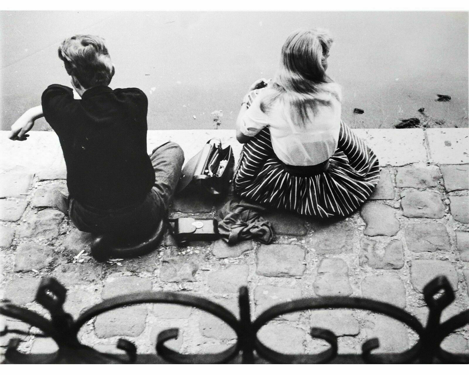 Robert GRAINDORGE - Couple by the River c. 1970 Photograph