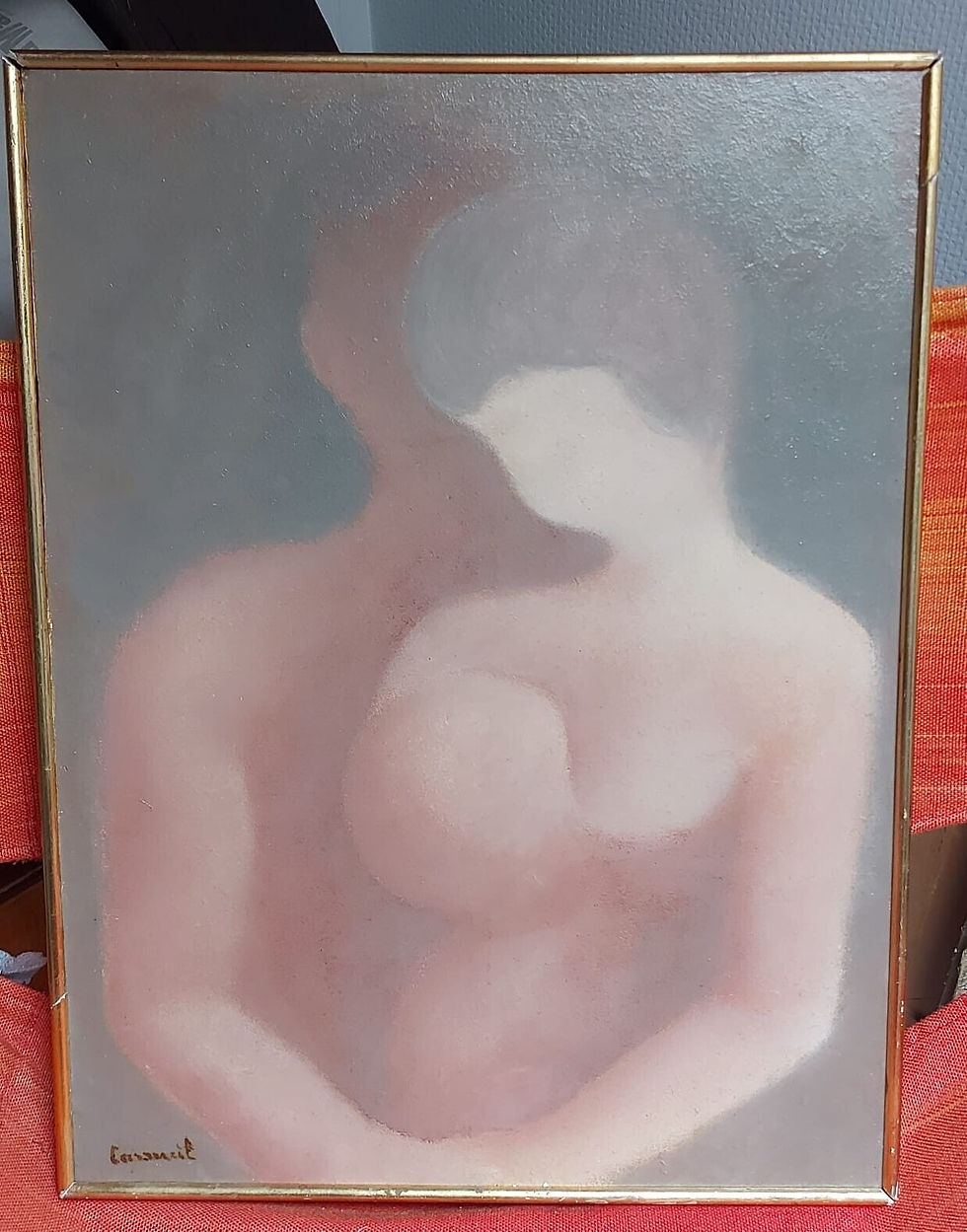 Louis CARMEIL (1920-1999) Maternity Painting