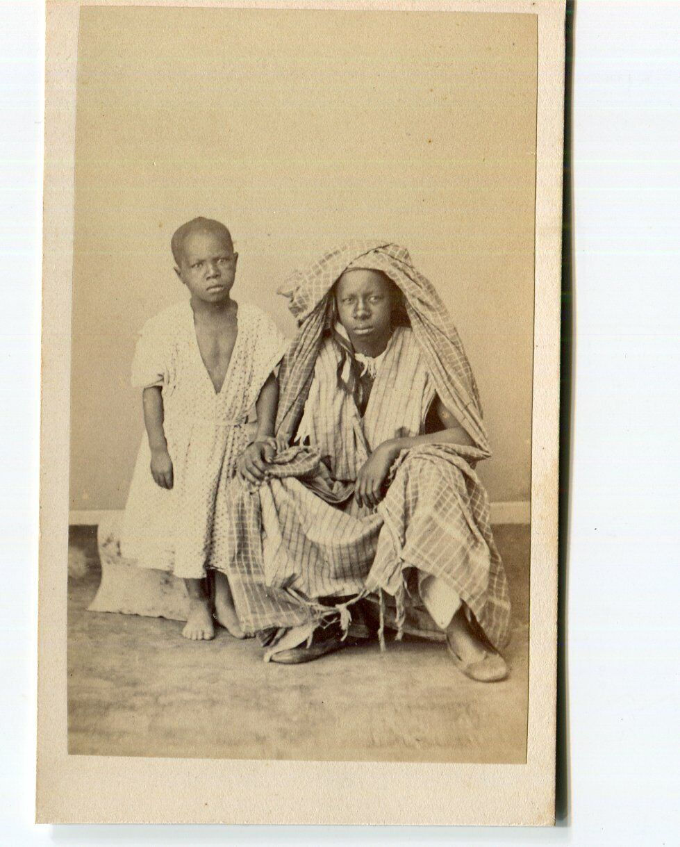 CDV Vintage Photographs Orientalist Children, Alary & Geiser c.1870