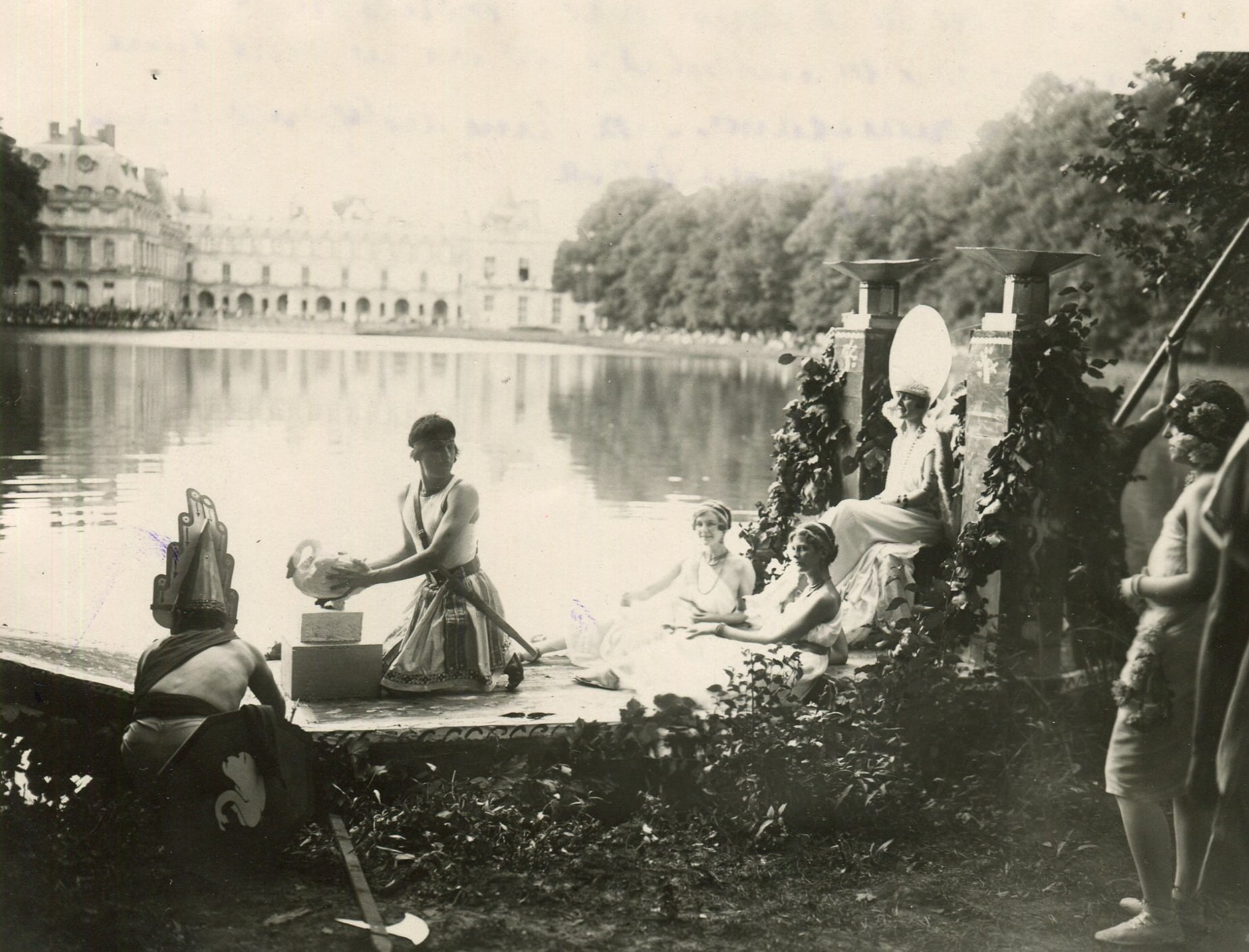 Artistic Party on a Lake