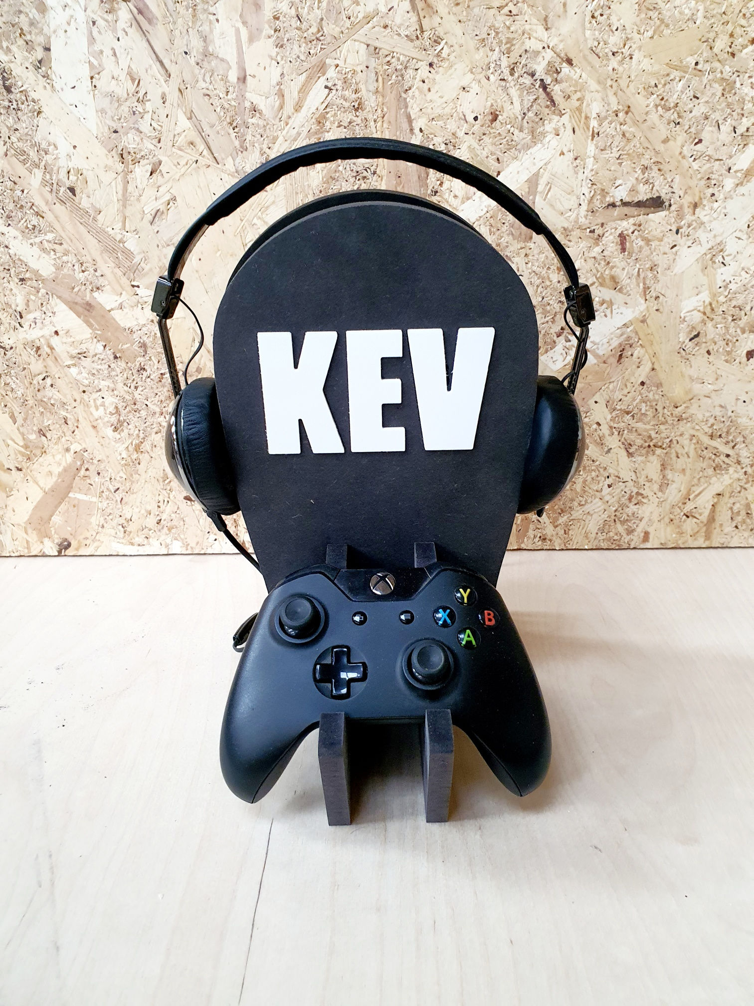 Personalised Compact Gaming Stands - Headset & Controller Holder