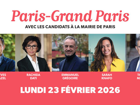Matinée d'échange "Paris-Grand Paris" avec les candidats à la Mairie de Paris
