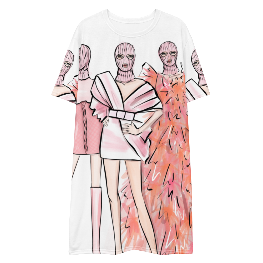 CANT SIT WITH US TEE DRESS