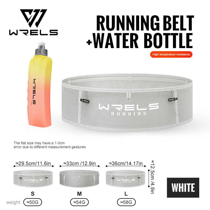 Thumbnail: WRELS Running Belt Fanny Pack Running Accessories Slim Elastic Breathable Waist 