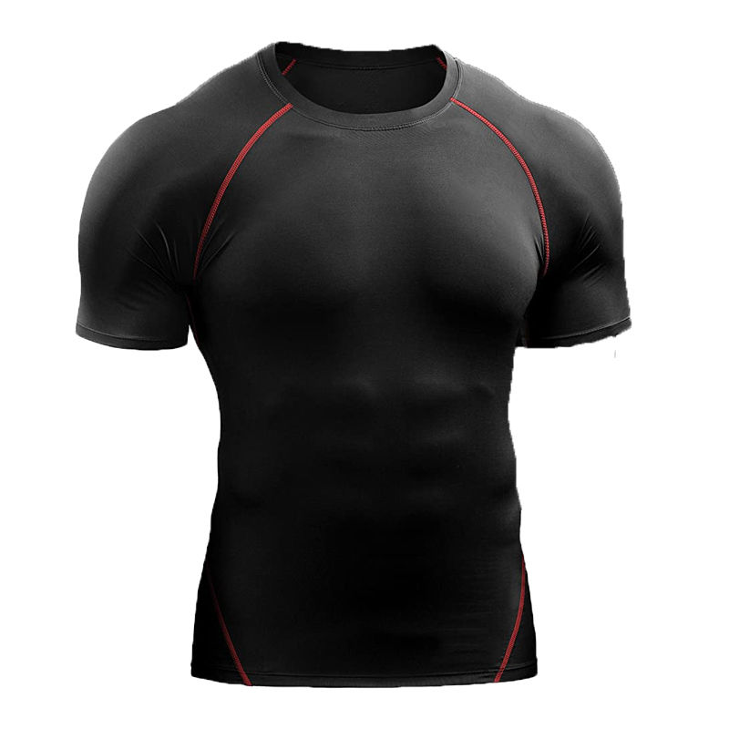 Thumbnail: 2025 Compression T Shirt Men Summer Sportswear Running T-shirt Elastic Quick Dry