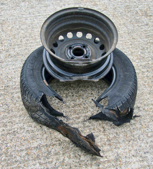 Blown Tire