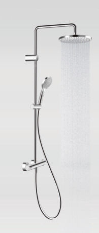 Küçük resim: TH4282008010 Duravit TH 1000 Termostatik Duş Bataryalı Duş Sistemi
