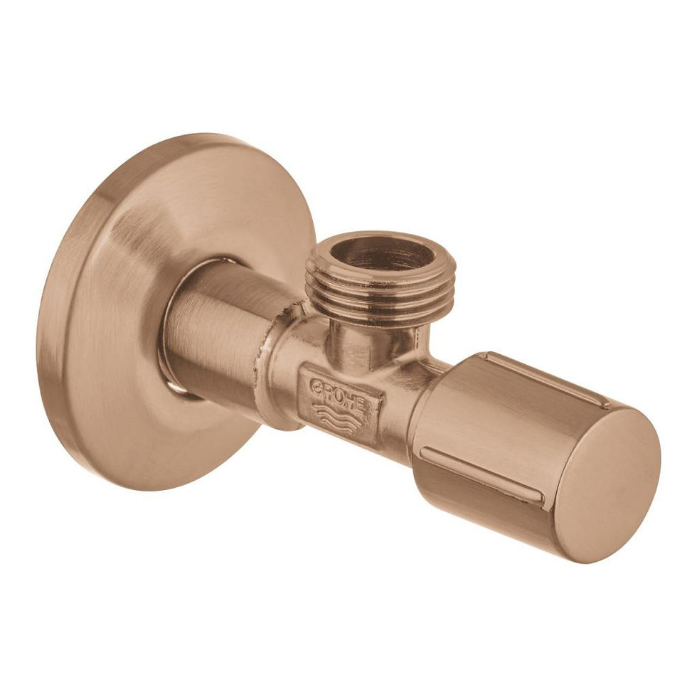 Küçük resim: 22041DL1 Grohe Ara Musluk (1/2 giriş, 1/2 çıkışlı), Fırçalı Bakır