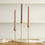 Thumbnail: Cielo 3 Brass Candlestick Holder
