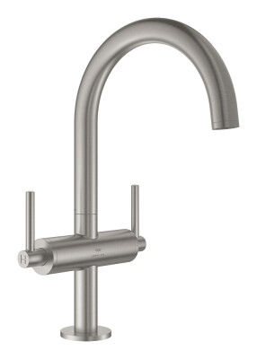21145DC0 Grohe Atrio Yüksek Lavabo Bataryası (L-Boy), Paslanmaz Çelik
