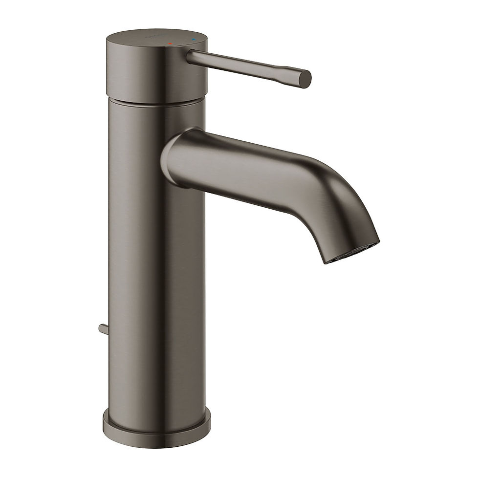 Küçük resim: 23589AL1 Grohe Essence New Lavabo Bataryası, Sifon Kumandalı, Fırçalı Sert Grafi