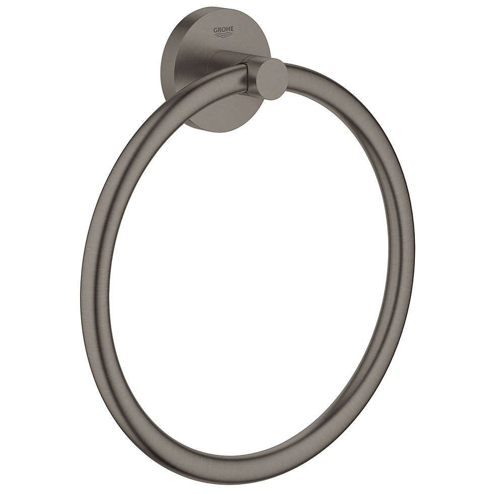 Küçük resim: 40365AL1 Grohe Essentials Halka Havluluk, Fırçalı Sert Grafit
