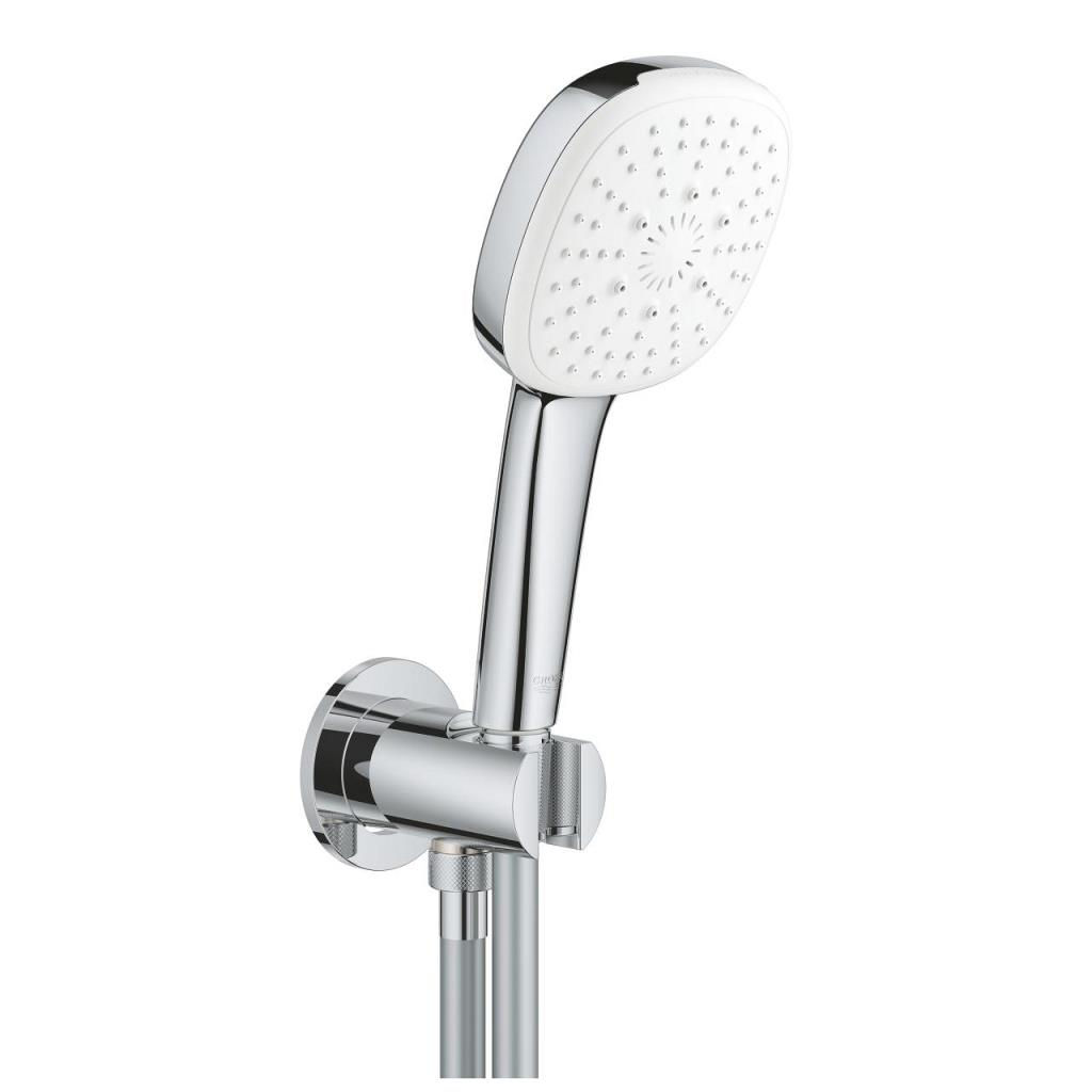 26910003 Grohe Tempesta Cube 110 Ankastre Bağlantılı El Duşu Seti, 3 Akışlı