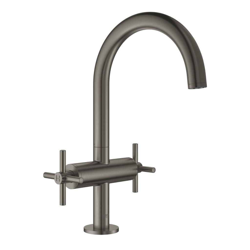 21019AL3 Grohe Atrio Yüksek Lavabo Bataryası, Fırçalı Sert Grafit