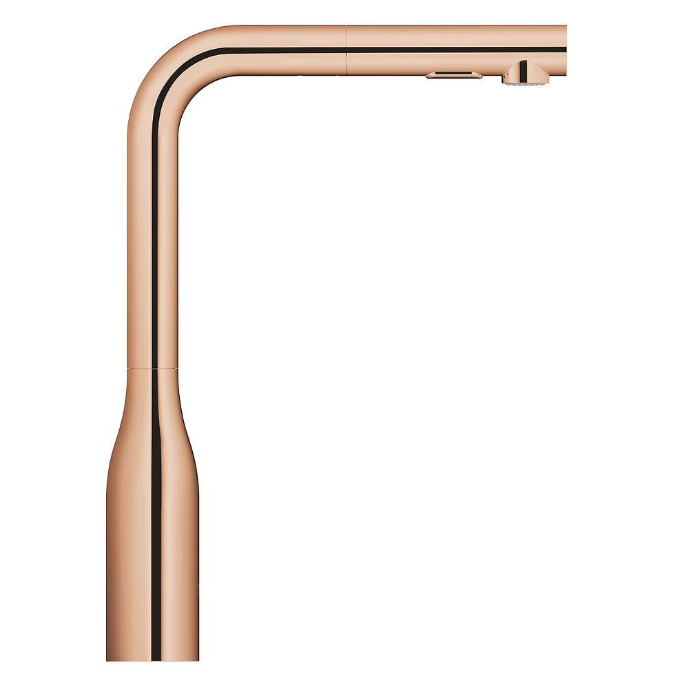 Küçük resim: 30504DA0 Grohe Essence Spiralli Eviye Bataryası, 2 Akışlı, Bakır