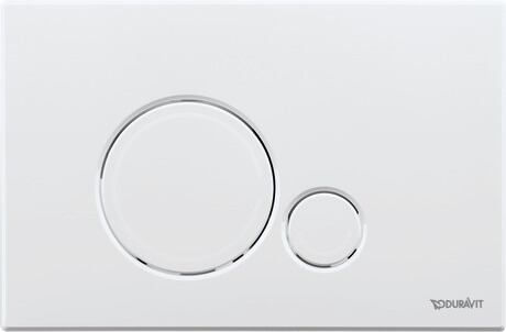 Duravit Beta 120 Kumanda Paneli, Parlak Krom