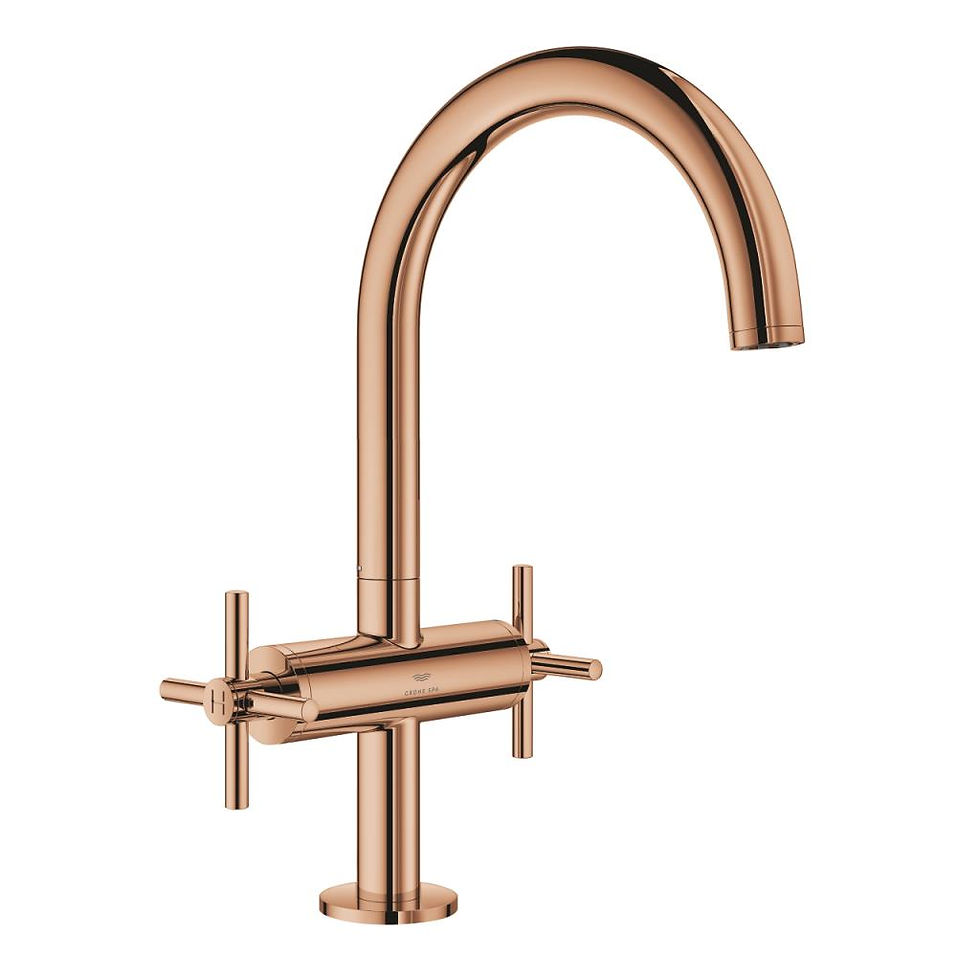 Küçük resim: 21144DA0 Grohe Atrio Yüksek Lavabo Bataryası (L-Boy), Bakır
